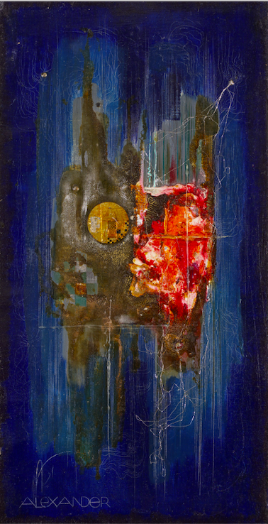 Галгофа 3, 1991, холст, масло, 100х52