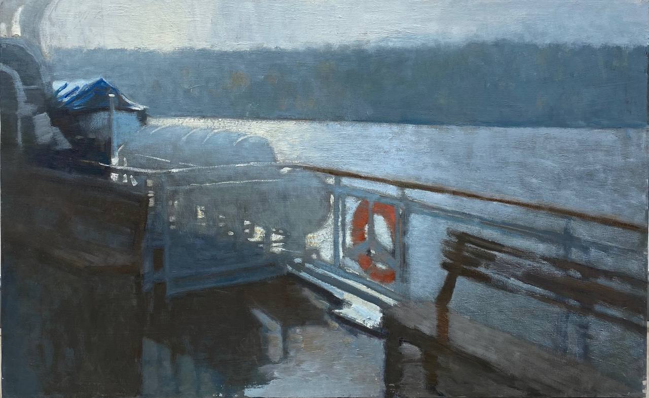 Тишина. Холст, масло. 2018. 50х80 